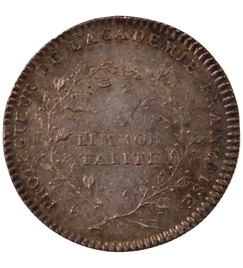 ACADEMIE FRANCAISE, LOUIS XV – JETON ARGENT émission de 1732