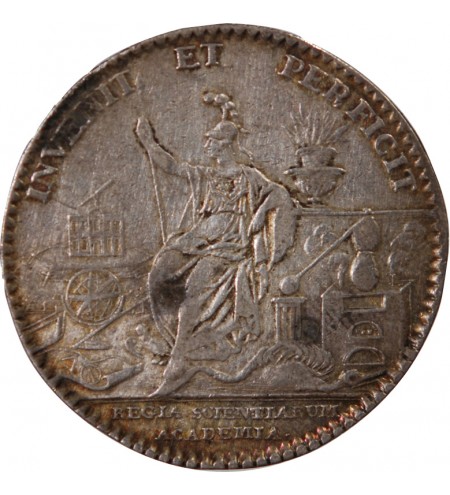 ACADEMIE ROYALE DES SCIENCES, LOUIS XV – JETON ARGENT