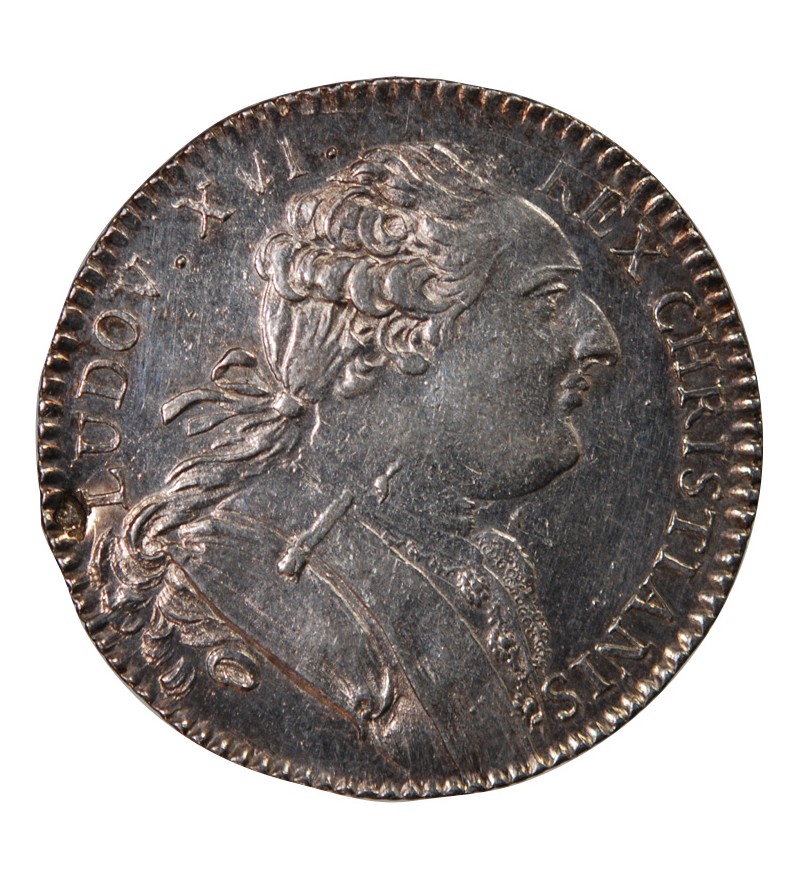 ETATS DE BRETAGNE, LOUIS XVI – JETON ARGENT 1786 RENNES