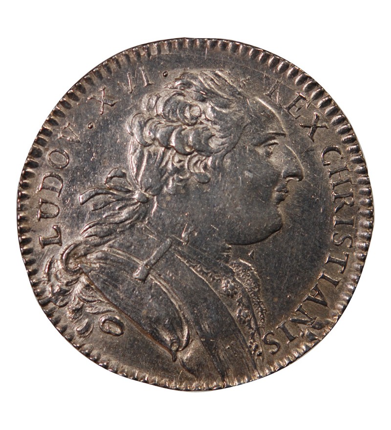 ETATS DE BRETAGNE, LOUIS XVI – JETON ARGENT 1786 RENNES