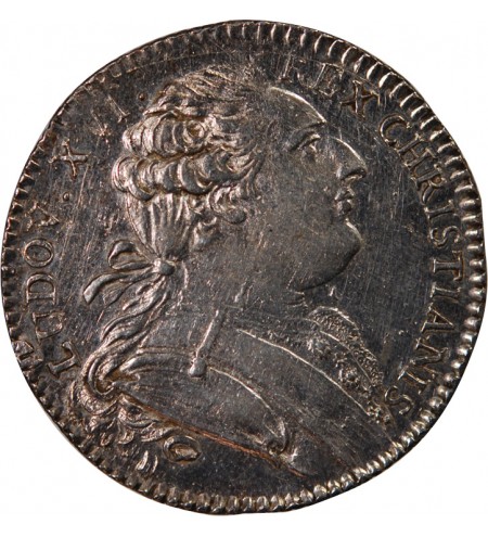 ETATS DE BRETAGNE, LOUIS XVI – JETON ARGENT 1786 RENNES