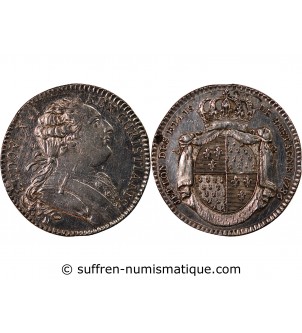 ETATS DE BRETAGNE, LOUIS XVI – JETON ARGENT 1786 RENNES