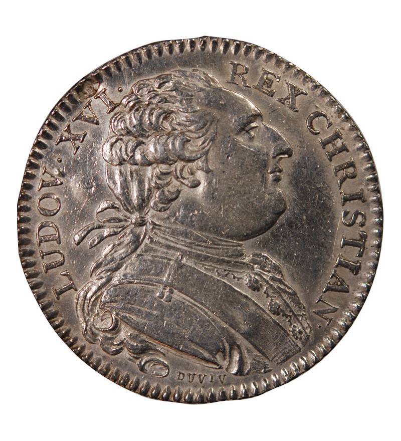 ETATS DE BRETAGNE, LOUIS XVI – JETON ARGENT 1786 RENNES
