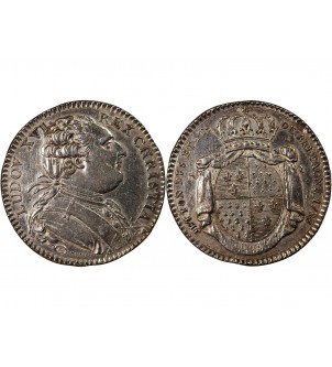 ETATS DE BRETAGNE, LOUIS XVI – JETON ARGENT 1786 RENNES 2