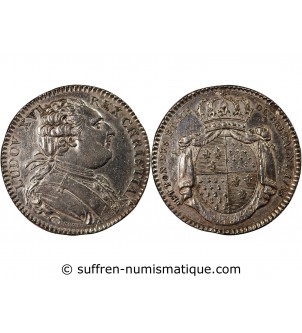 ETATS DE BRETAGNE, LOUIS XVI – JETON ARGENT 1786 RENNES