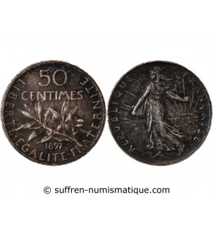 SEMEUSE - 50 CENTIMES ARGENT 1897