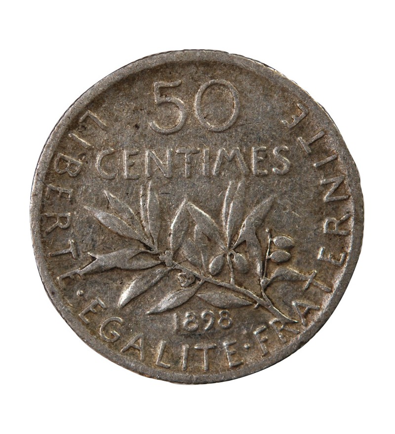SEMEUSE - 50 CENTIMES ARGENT 1898