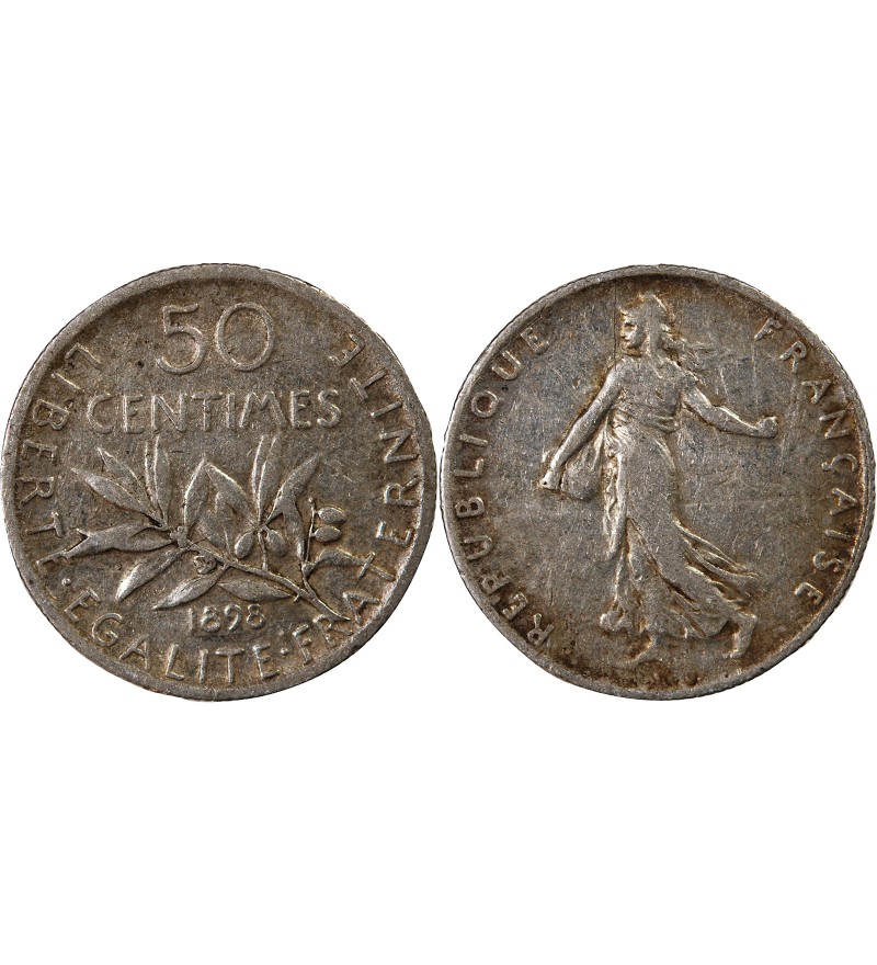 SEMEUSE - 50 CENTIMES ARGENT 1898