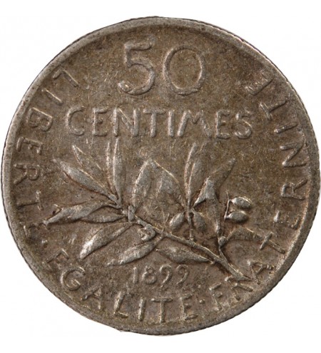 SEMEUSE - 50 CENTIMES ARGENT 1899