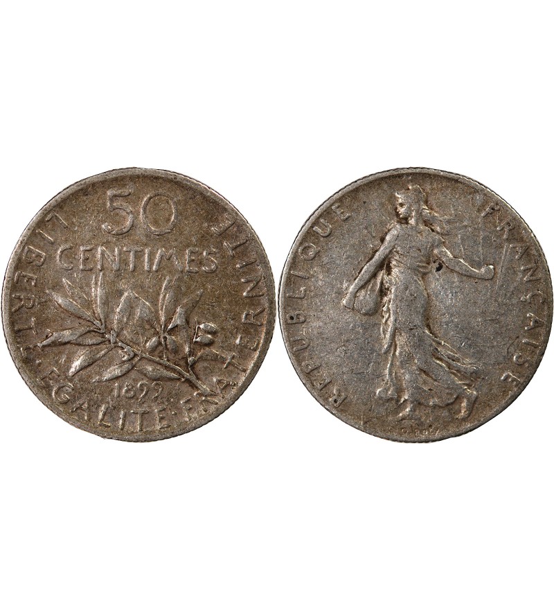 SEMEUSE - 50 CENTIMES ARGENT 1899