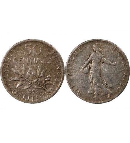SEMEUSE - 50 CENTIMES ARGENT 1899