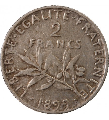 SEMEUSE - 2 FRANCS ARGENT 1899