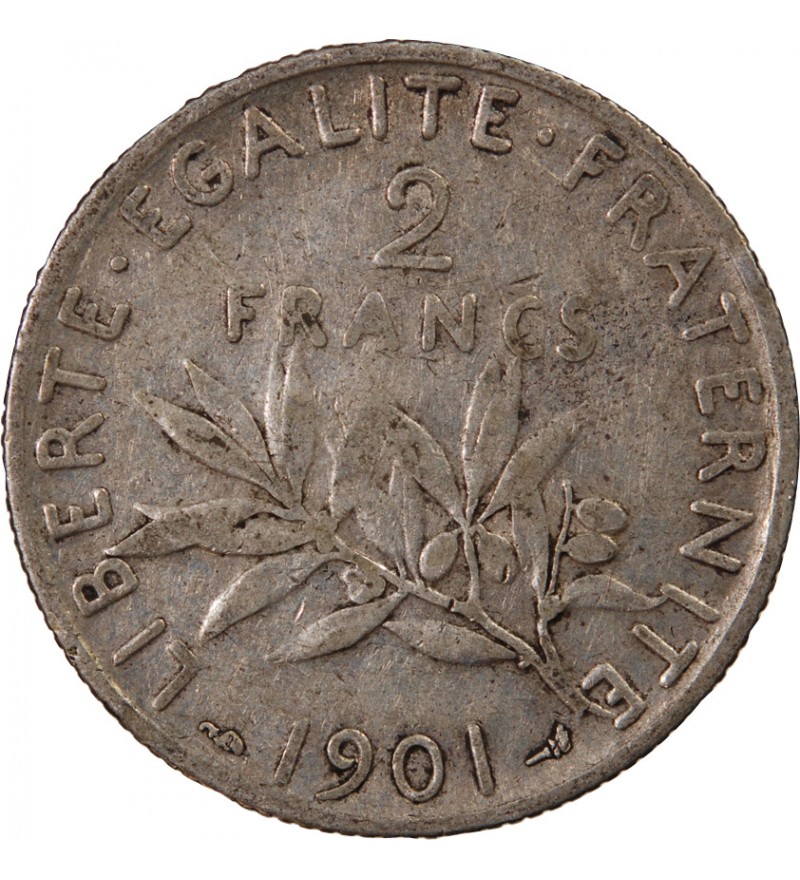 SEMEUSE - 2 FRANCS ARGENT 1901