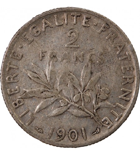 SEMEUSE - 2 FRANCS ARGENT 1901