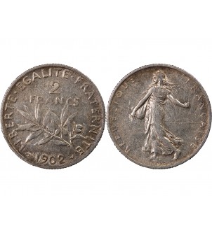 SEMEUSE - 2 FRANCS ARGENT 1902 2