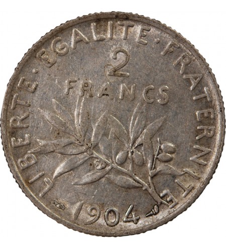 SEMEUSE - 2 FRANCS ARGENT 1904