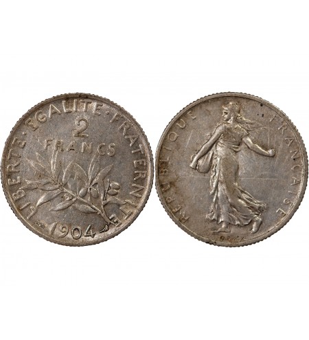 SEMEUSE - 2 FRANCS ARGENT 1904