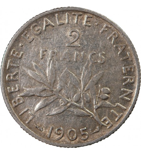 SEMEUSE - 2 FRANCS ARGENT 1905