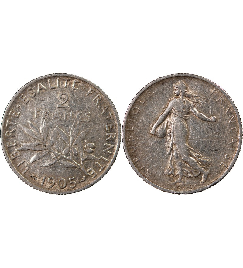 SEMEUSE - 2 FRANCS ARGENT 1905