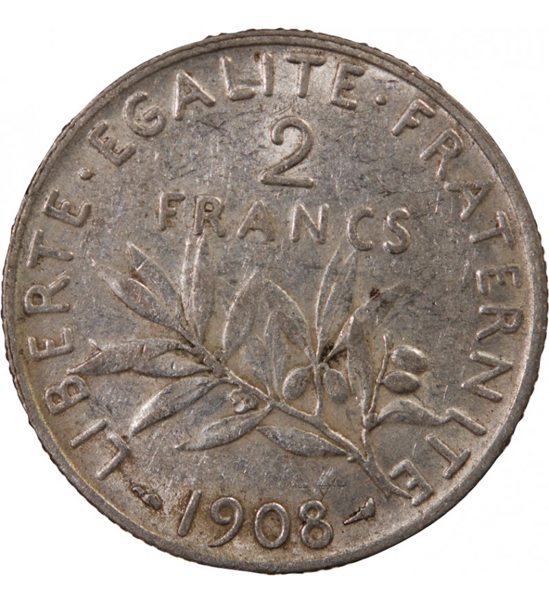 SEMEUSE - 2 FRANCS ARGENT 1908
