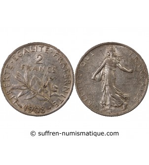 SEMEUSE - 2 FRANCS ARGENT 1908