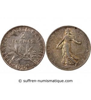 SEMEUSE - 2 FRANCS ARGENT 1909