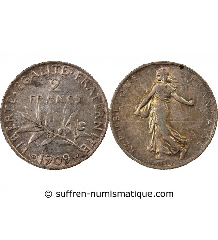 SEMEUSE - 2 FRANCS ARGENT 1909