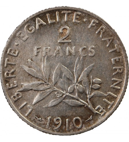 SEMEUSE - 2 FRANCS ARGENT 1910