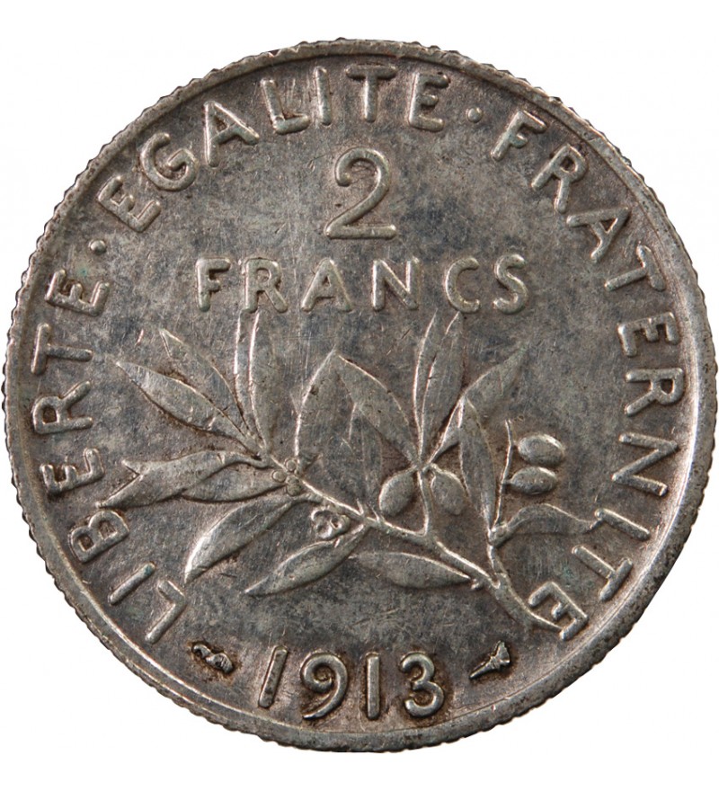 SEMEUSE - 2 FRANCS ARGENT 1913