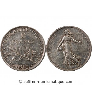 SEMEUSE - 2 FRANCS ARGENT 1913