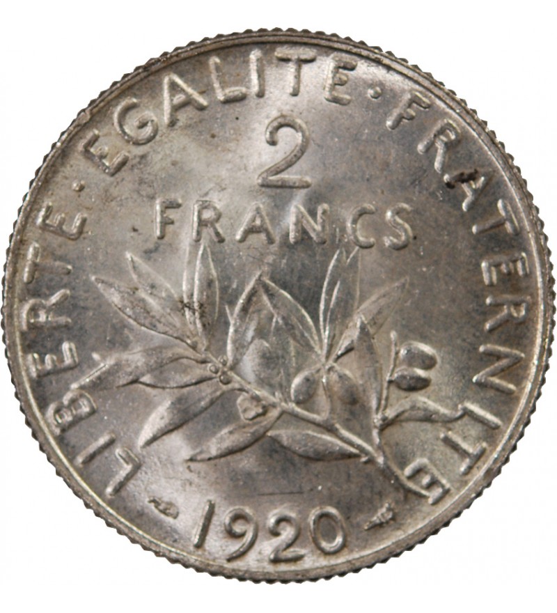 SEMEUSE - 2 FRANCS ARGENT 1920