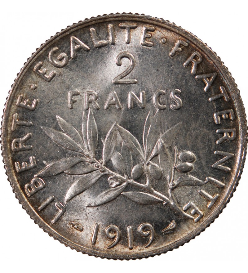 SEMEUSE - 2 FRANCS ARGENT 1919