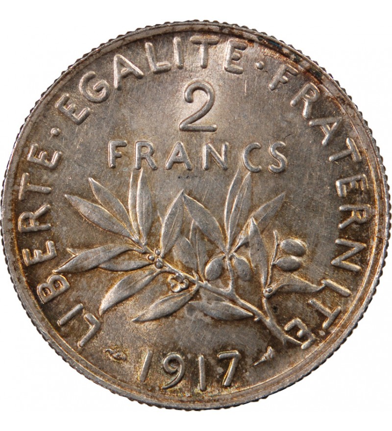 SEMEUSE - 2 FRANCS ARGENT 1917
