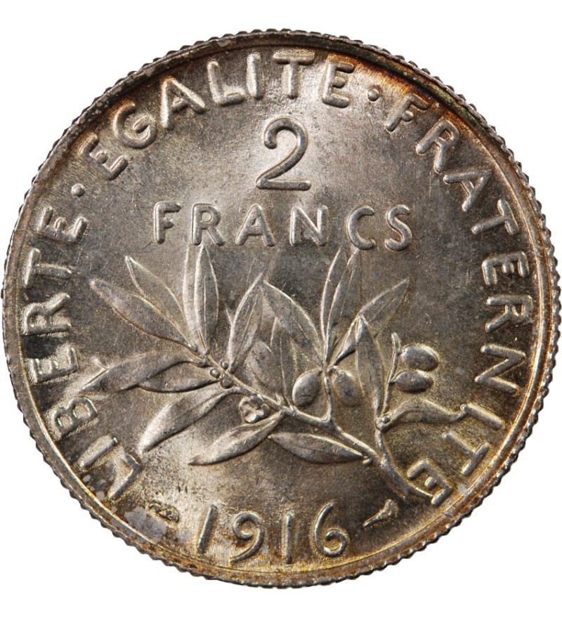 SEMEUSE - 2 FRANCS ARGENT 1916