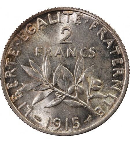 SEMEUSE - 2 FRANCS ARGENT 1915