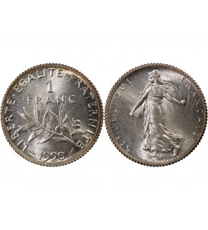 SEMEUSE - 1 FRANC ARGENT 1920 2