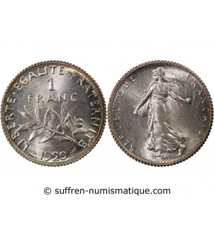 SEMEUSE - 1 FRANC ARGENT 1920