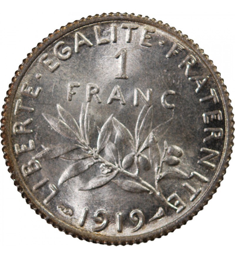 SEMEUSE - 1 FRANC ARGENT 1919