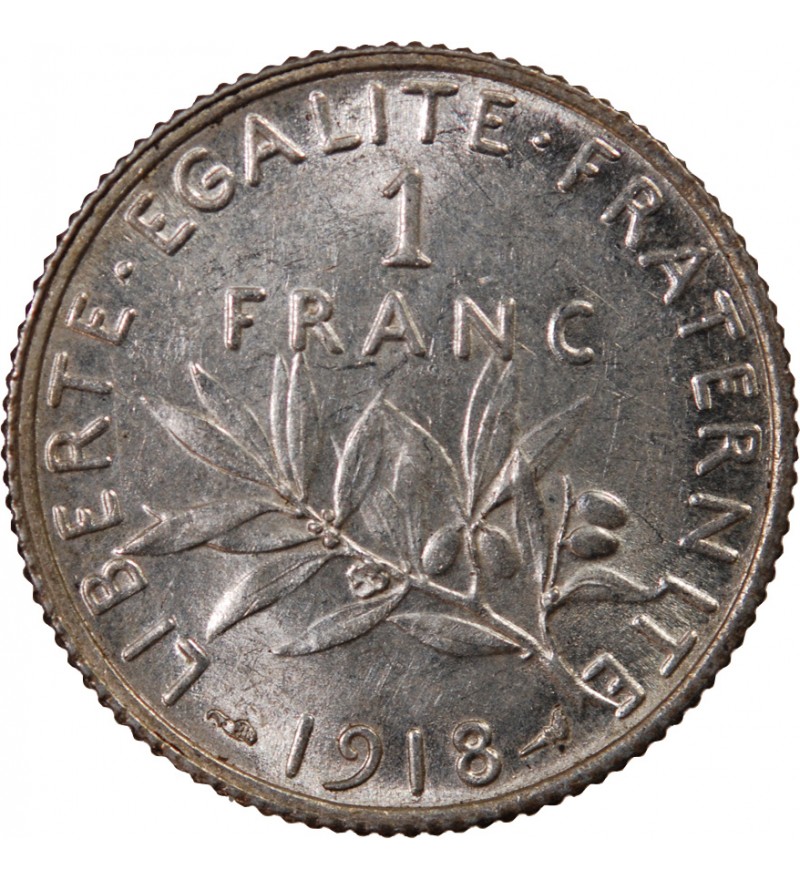 SEMEUSE - 1 FRANC ARGENT 1918