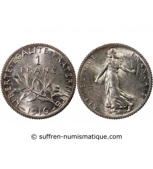 SEMEUSE - 1 FRANC ARGENT 1916