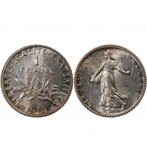 SEMEUSE - 1 FRANC ARGENT 1915 2