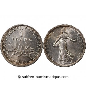 SEMEUSE - 1 FRANC ARGENT 1915