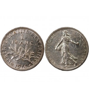 SEMEUSE - 1 FRANC ARGENT 1914 2