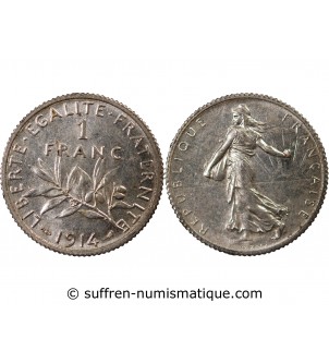 SEMEUSE - 1 FRANC ARGENT 1914