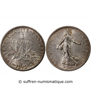 SEMEUSE - 1 FRANC ARGENT 1912