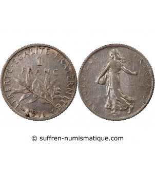 SEMEUSE - 1 FRANC ARGENT 1911