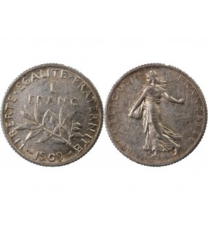 SEMEUSE - 1 FRANC ARGENT 1909 2
