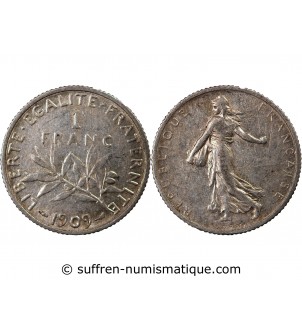 SEMEUSE - 1 FRANC ARGENT 1909