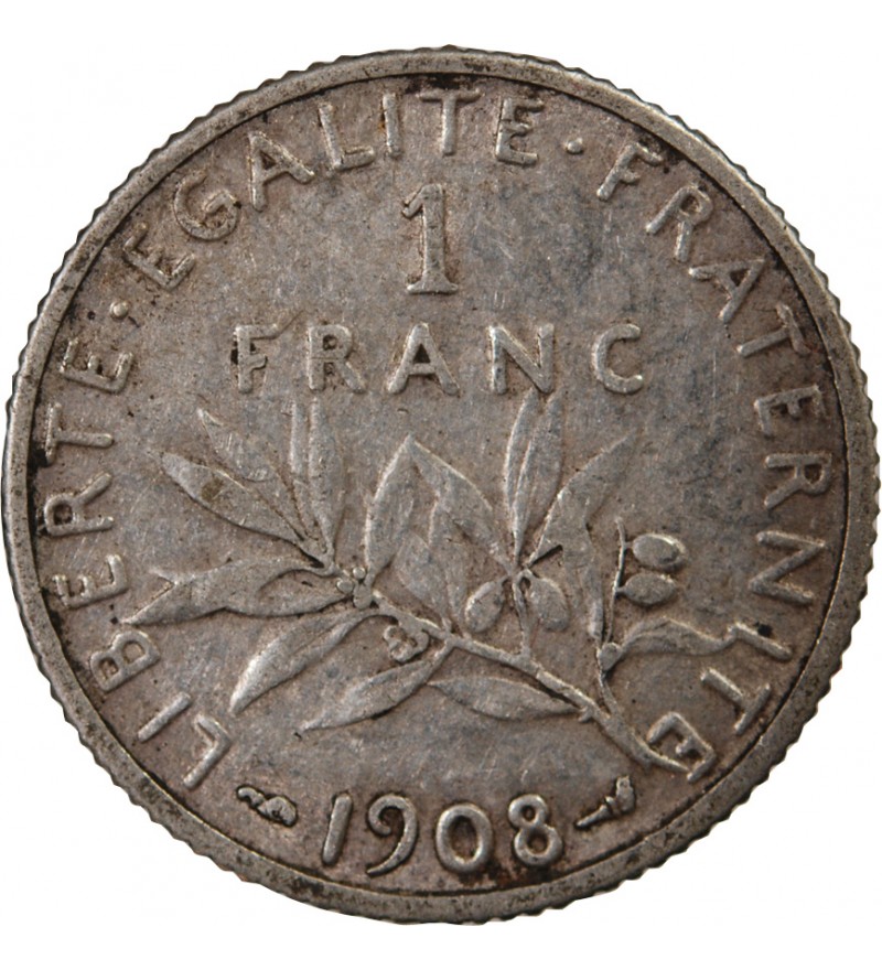 SEMEUSE - 1 FRANC ARGENT 1908