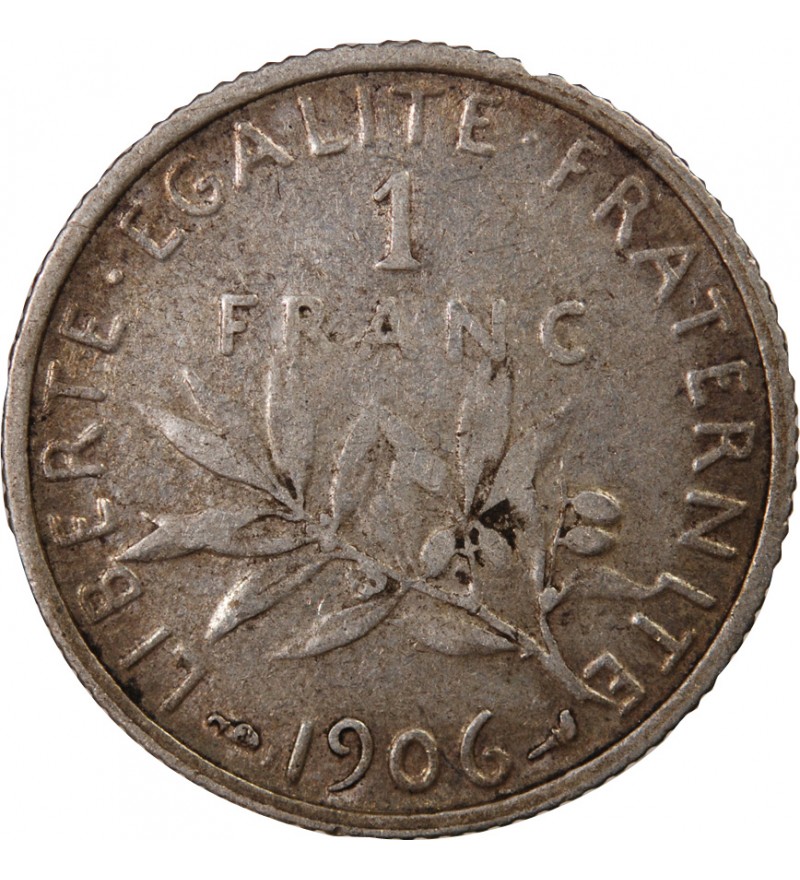 SEMEUSE - 1 FRANC ARGENT 1906